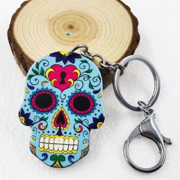 ‘DIA DE LOS MUERTOS’ KEY RING - Picture 1 of 1